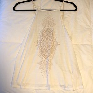 O’Neill white high neck tank